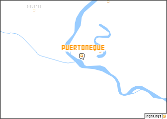 map of Puerto Ñeque