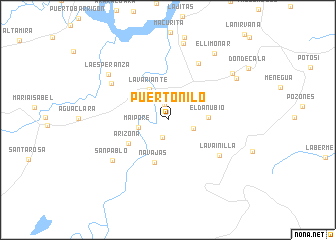 map of Puerto Nilo