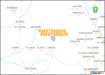 map of Puerto Nuevo