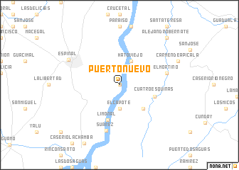 map of Puerto Nuevo