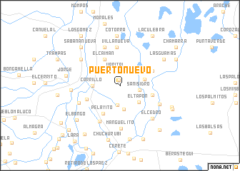 map of Puerto Nuevo