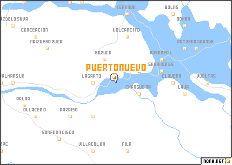 map of Puerto Nuevo