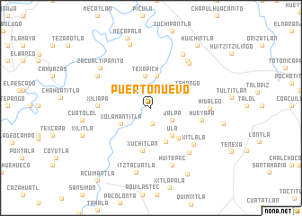 map of Puerto Nuevo