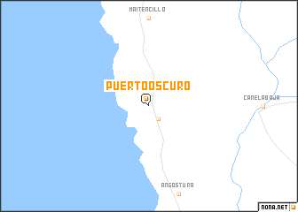 map of Puerto Oscuro