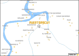 map of Puerto Pacuy