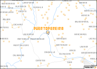 map of Puerto Pereira