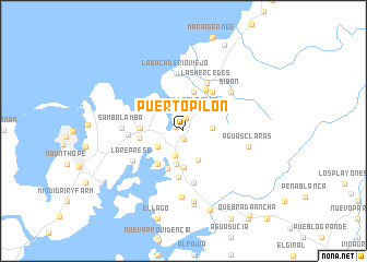 map of Puerto Pilón