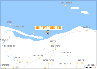 map of Puerto Píritu