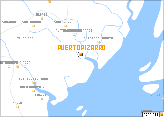 map of Puerto Pizarro