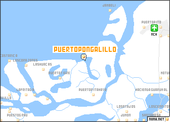 map of Puerto Pongalillo