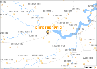 map of Puerto Porfía