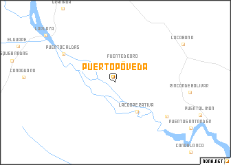 map of Puerto Poveda