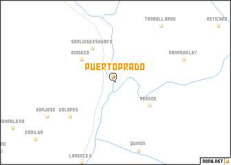 map of Puerto Prado