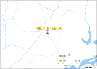 map of Puerto Regla