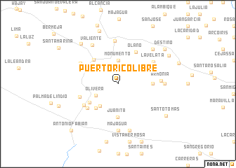 map of Puerto Rico Libre