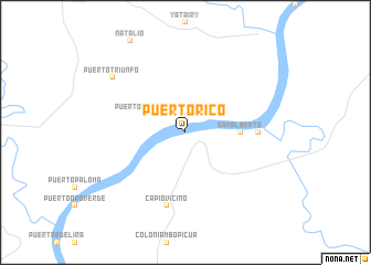 map of Puerto Rico