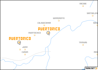 map of Puerto Rico