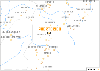 map of Puerto Rico