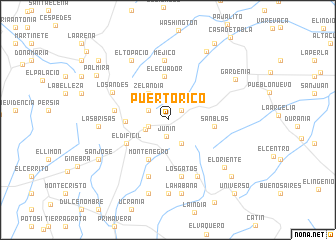 map of Puerto Rico