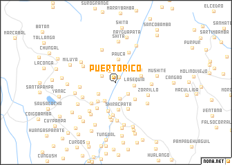 map of Puerto Rico