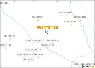 map of Puerto Rico