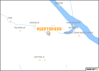 map of Puerto Riera