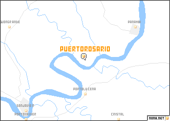 map of Puerto Rosario