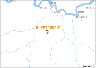 map of Puerto Rubic