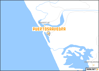 map of Puerto Saavedra
