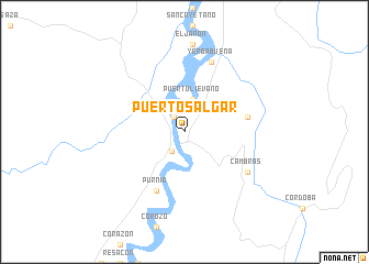 map of Puerto Salgar