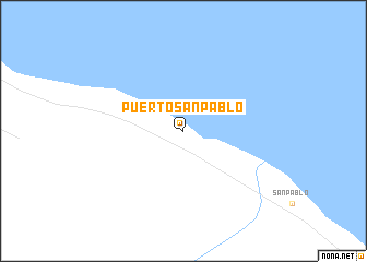 map of Puerto San Pablo