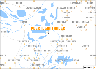 map of Puerto Santander