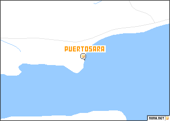 map of Puerto Sara