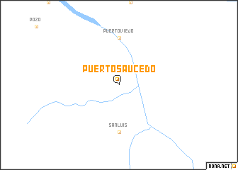 map of Puerto Saucedo