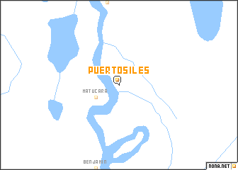 map of Puerto Siles