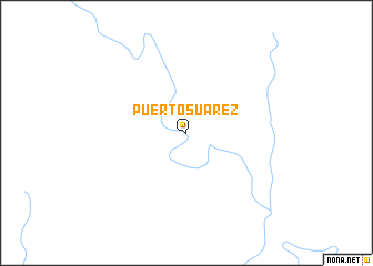 map of Puerto Suárez