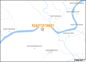 map of Puerto Tabay