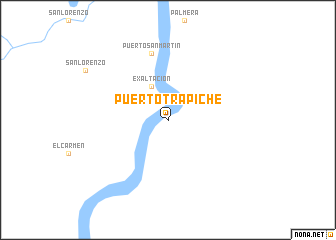 map of Puerto Trapiche