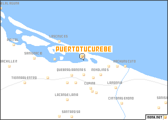 map of Puerto Tucurebe