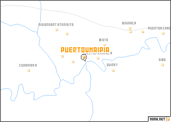 map of Puerto Umaipia