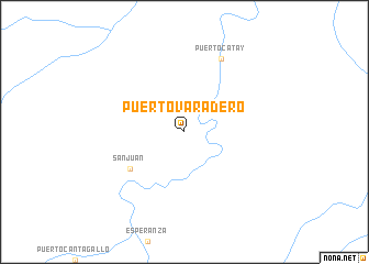 map of Puerto Varadero