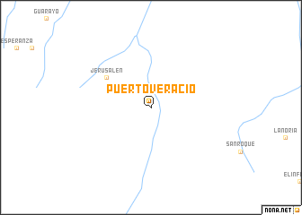 map of Puerto Veracio