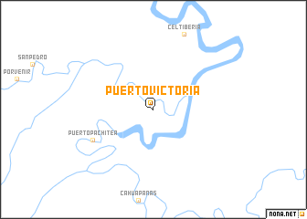 map of Puerto Victoria