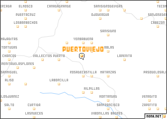 map of Puerto Viejo