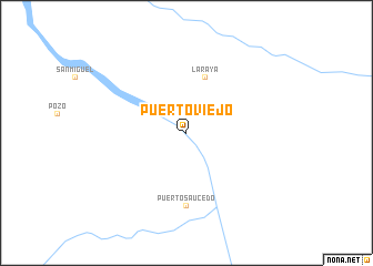 map of Puerto Viejo