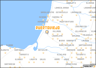 map of Puerto Viejo