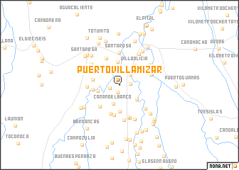 map of Puerto Villamizar