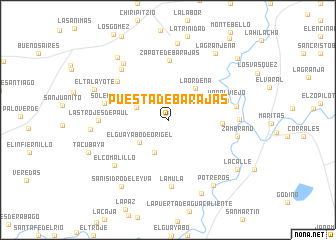 map of Puesta de Barajas