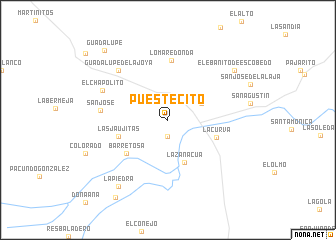map of Puestecito