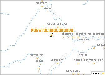 map of Puesto Cabo Córdova
